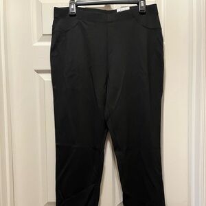 Karen Scott Women's Black Slim Stretchy Pants